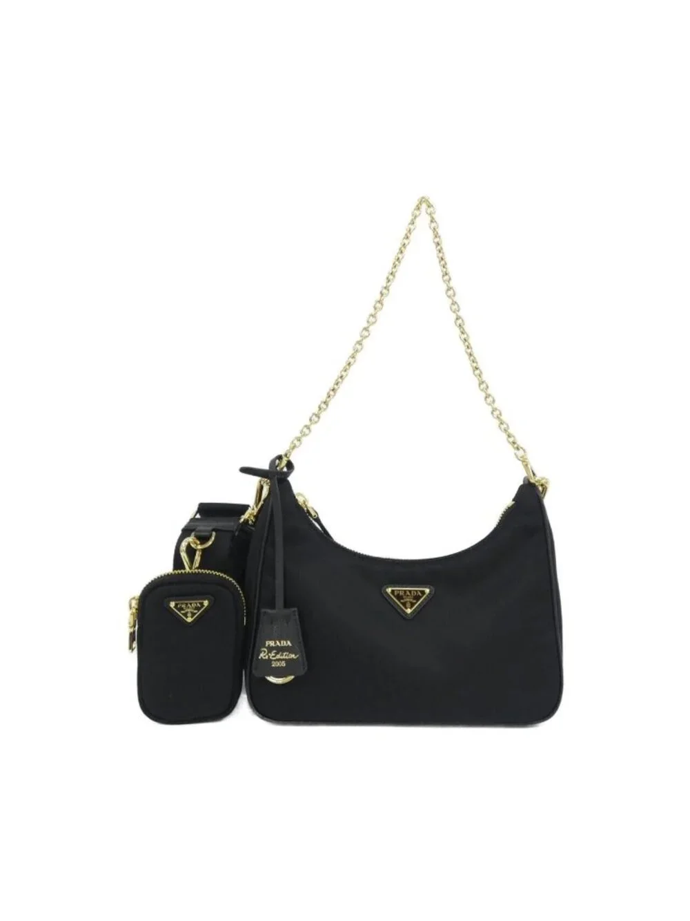 Prada Shoulder Bag Gold - Picture 1 of 6